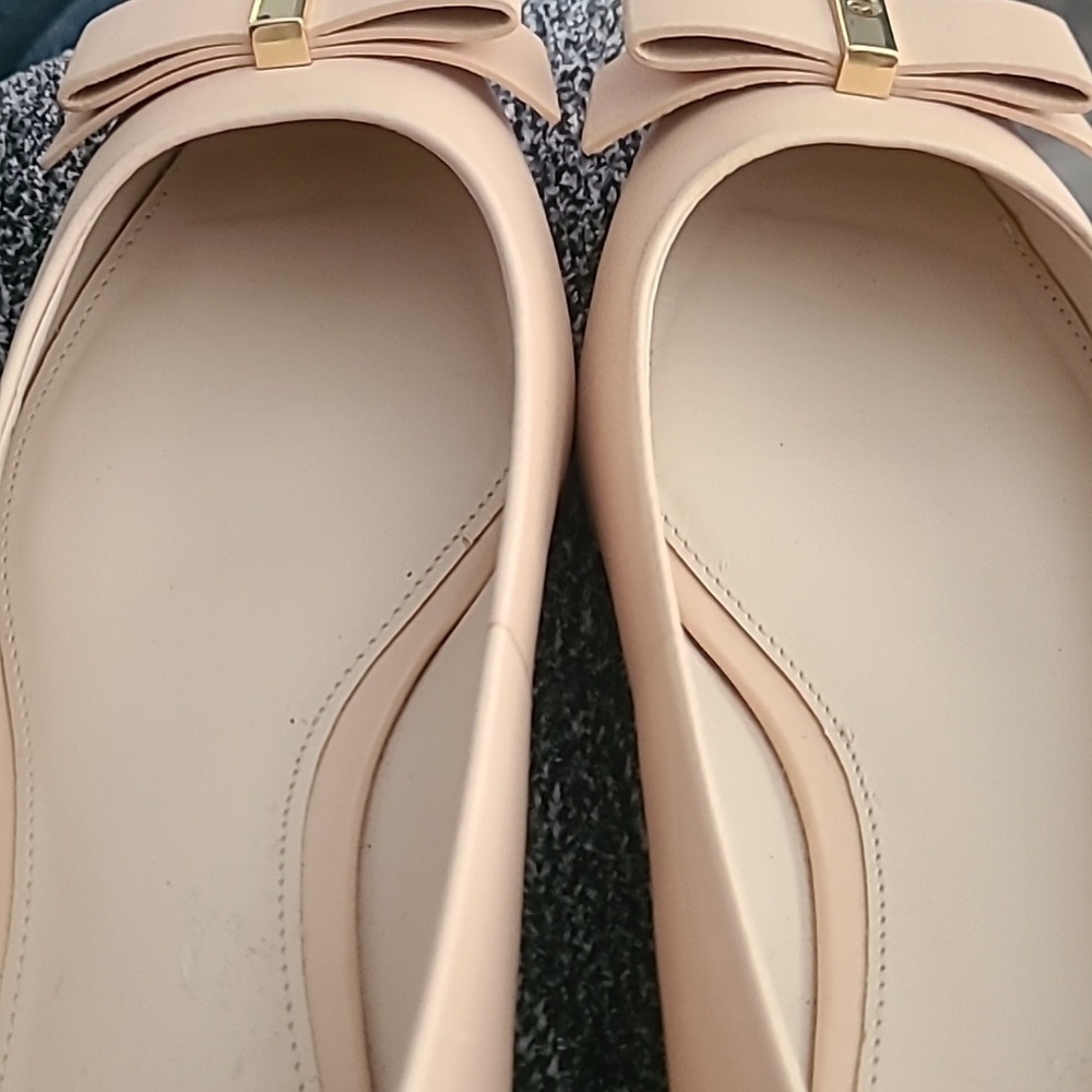 EUC Cole Haan Elsie bow flats Sz 6B Nude - Picture 4 of 8